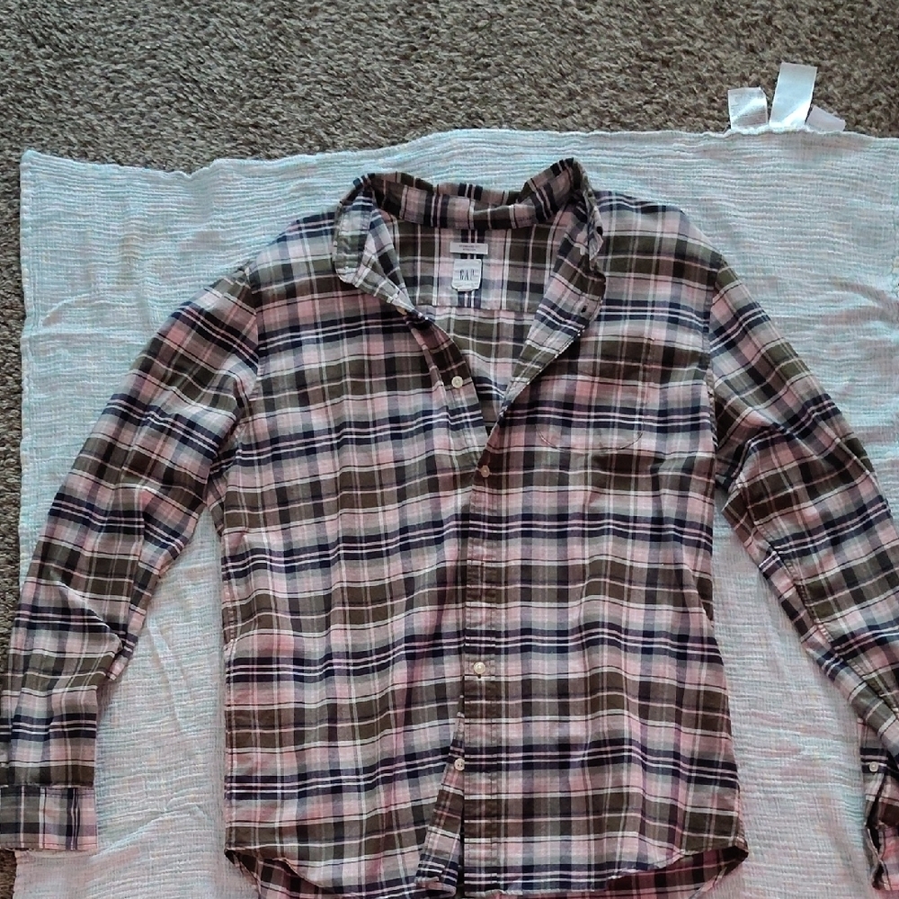 Mens Plaid Shirt - Multicolor